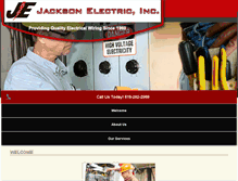 Tablet Screenshot of jacksonelectricinc.com